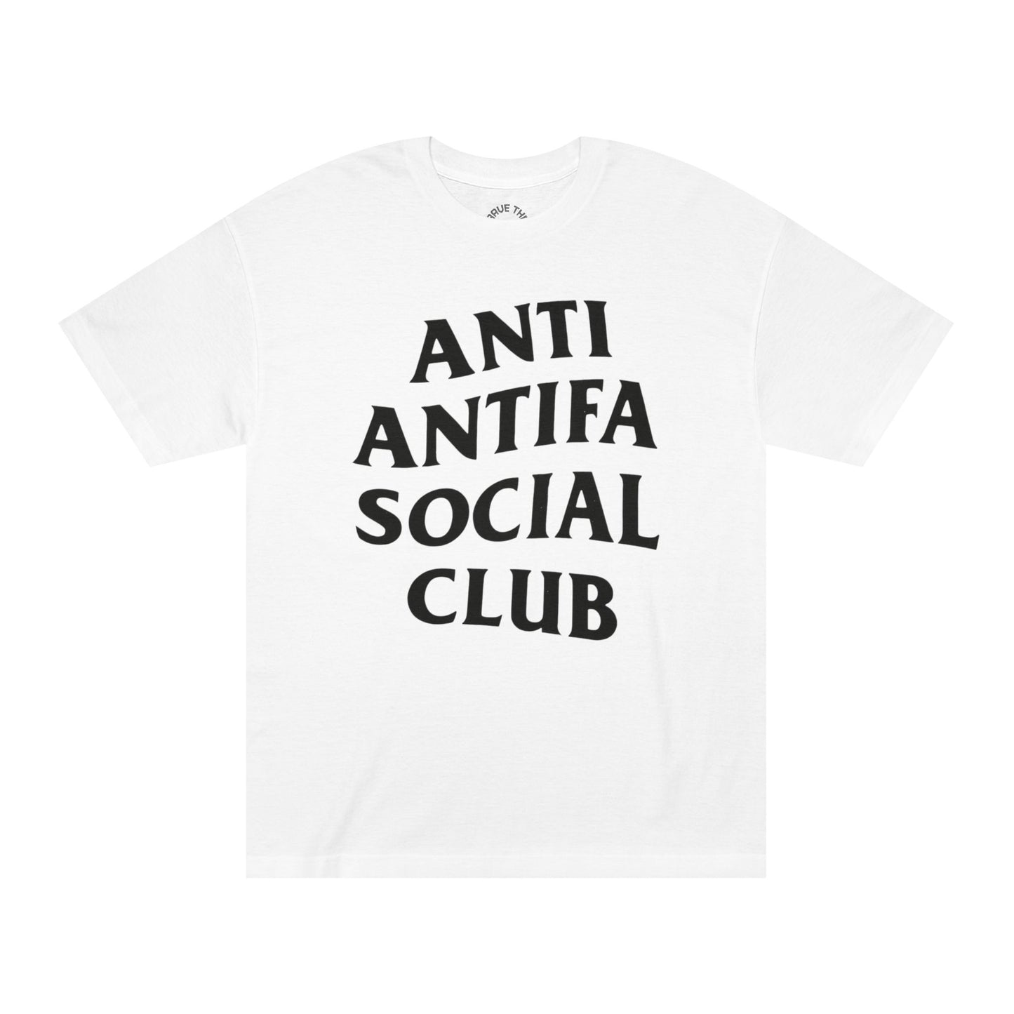 Unisex Classic Tee with Anti Antifa Social Club Design - Trendy Graphic Shirt for Activism, Casual Wear, Gifts, Streetwear