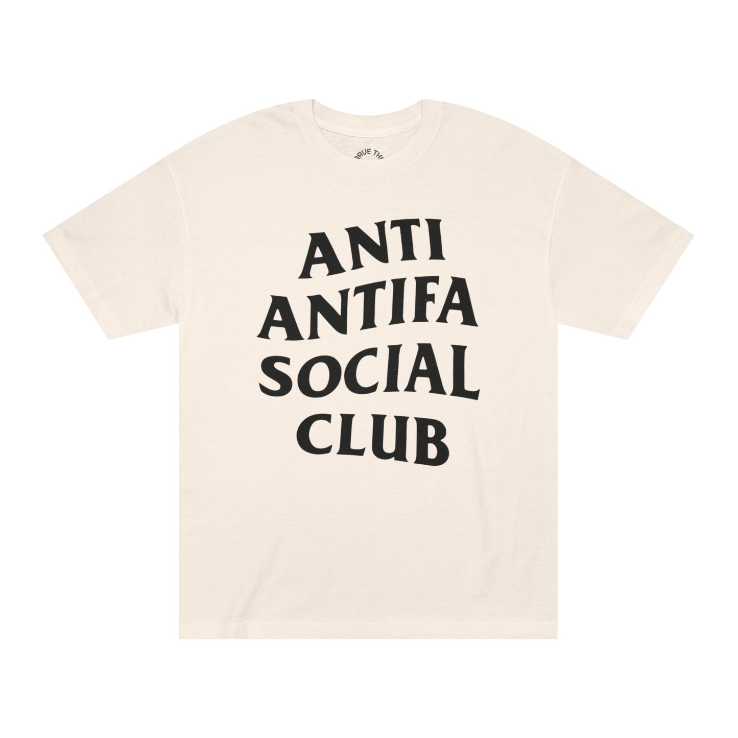 Unisex Classic Tee with Anti Antifa Social Club Design - Trendy Graphic Shirt for Activism, Casual Wear, Gifts, Streetwear