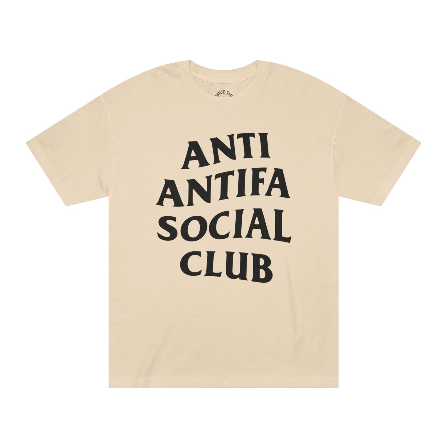Unisex Classic Tee with Anti Antifa Social Club Design - Trendy Graphic Shirt for Activism, Casual Wear, Gifts, Streetwear