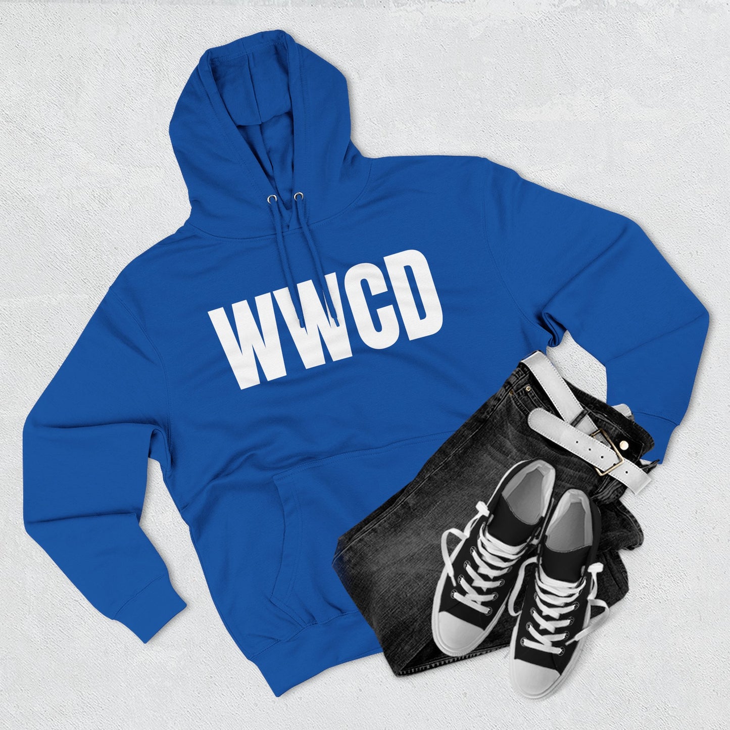 What Would Charlie Do? (WWCD) Fleece Sweatshirt for Daily Inspiration, Casual Wear, Gift for Friends, Cozy Lounge